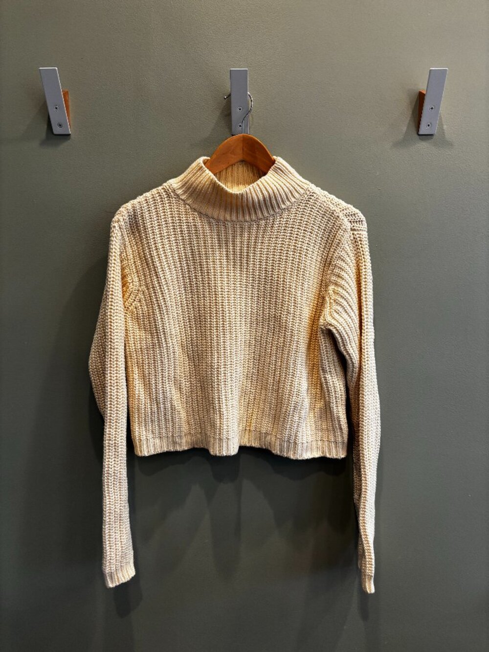 Moda International Cotton Cropped Sweater